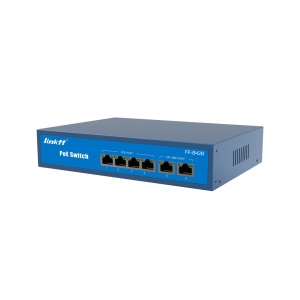 Свитч PoE Linkff FF-B42B, 4 порта PoE, 10/100 Мбит/с