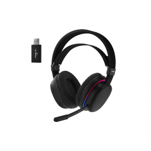 Игровые беспроводные наушники AULA G7 Black RGB с микрофоном / Wireless Gaming Headset