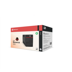 Источник бесперебойного питания (ИБП) Mercury Elite Maverick 850VA/510W Offline+AVR, 2 евророзетки