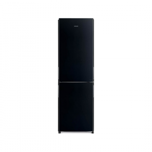 Холодильник Hitachi R-BG410PUC6 GBK, 330 л, No Frost, черное стекло