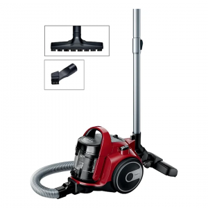 Пылесос Bosch BGS05AAA2, 700 Вт, контейнер 1.5 л, красный/чёрный