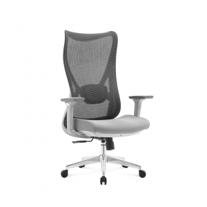 Эргономичное офисное кресло NOEL Chris-HG (Mesh+Fabric, Grey)