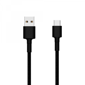 Кабель в оплетке Mi Braided USB Type-C 100 см чёрного цвета