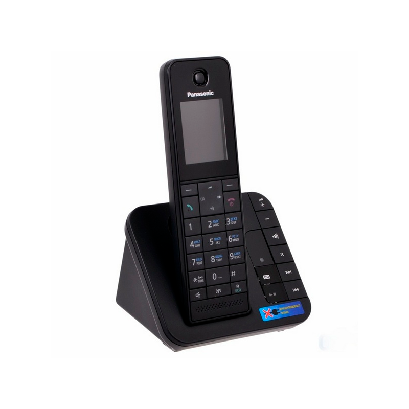 Телефон беспроводной Panasonic KX-TGH220RUB Черный