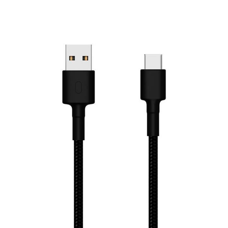 Кабель в оплетке Mi Braided USB Type-C 100 см чёрного цвета